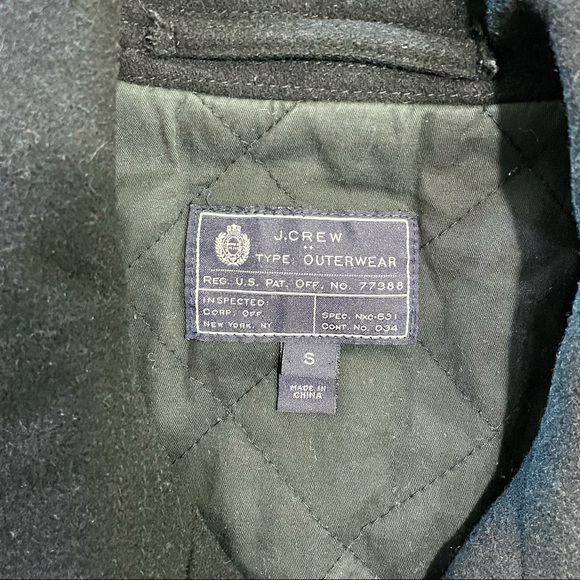 Black J. Crew Wool Sailors Peacoat - Picture 6 of 6